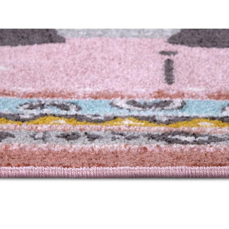 Adventures Children Pink Rug, Rectangular 160 x 235cm