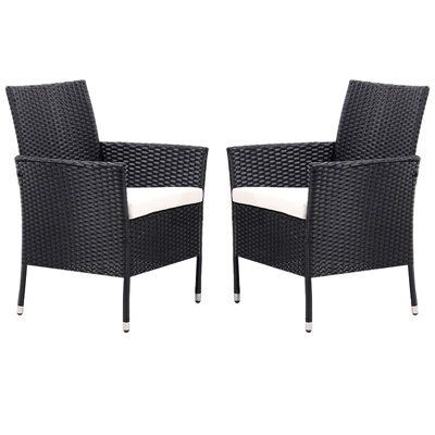 Outdoor Patio Dining Armchair with Cushion