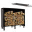 Caneghem 120cm W Metal Log Rack