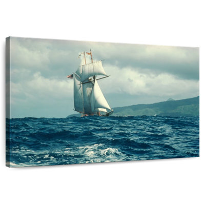 Mehar Sailboat Sea Storm