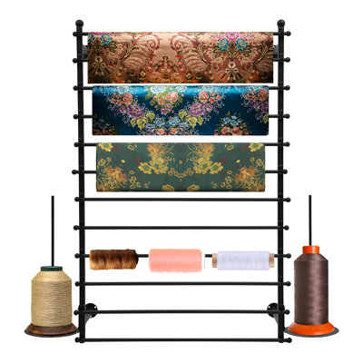 Wall-Mounted Display Rack Wrapping Paper Ribbon Holder