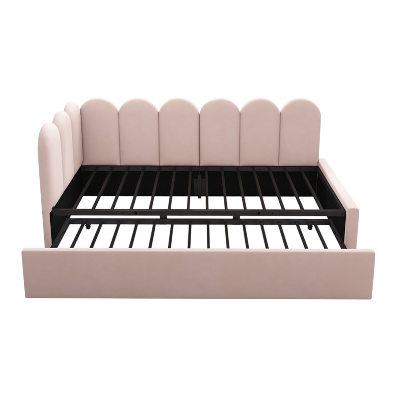 Upholstered Bed, Pink