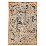 Art Deco One-of-a-Kind 6'11" X 9'9" Area Rug