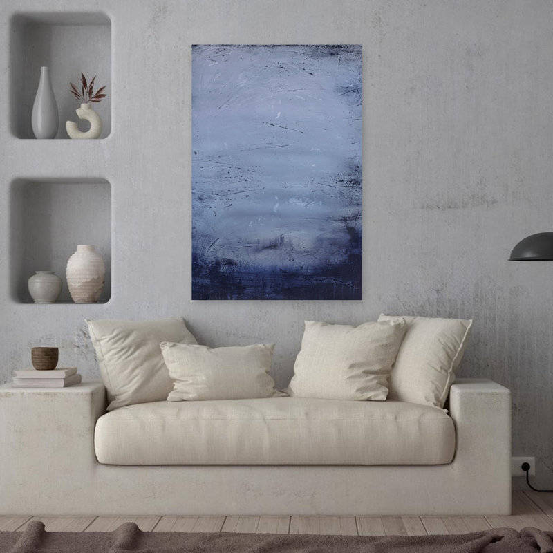 Simple Living 6, art abstrait minimaliste, H 36 po x l 24 po
