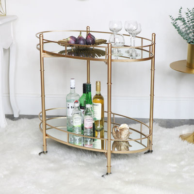 Iain Aluminium Bar Cart