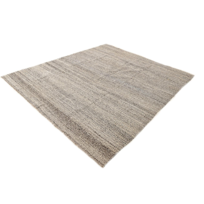 Tapis noir et blanc Ivey