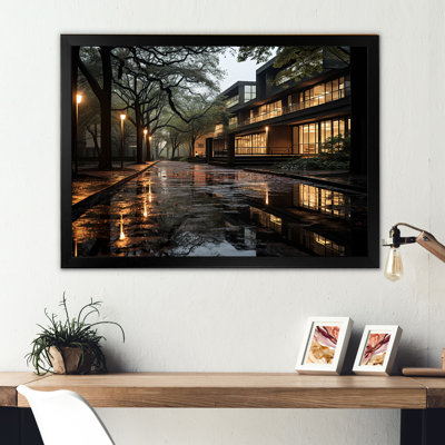 Photo collégiale d'hiver sur toile - Bâtiments et paysages urbains