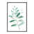 Toile encadrée de bois rustique foncé