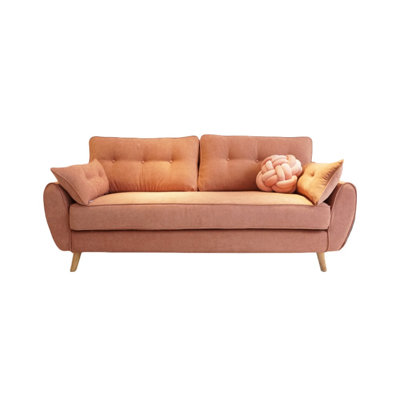Simple Double Sofa Upholstered 75.2'' Loveseat