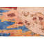 Tapis abstrait fait à la main 6 x 8