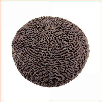 Repose-pieds Hazel Modern Knit Rond | PET