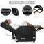 Fauteuil de massage en similicuir-76633704