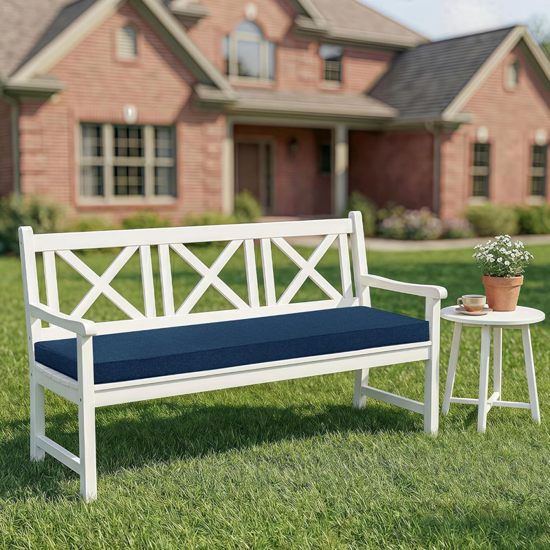 Outdoor Bench Cushion, Water-Resistant & Fade-Resistant