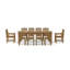 SET-319 11-pc Chelsea Rectangular Dining Table Set