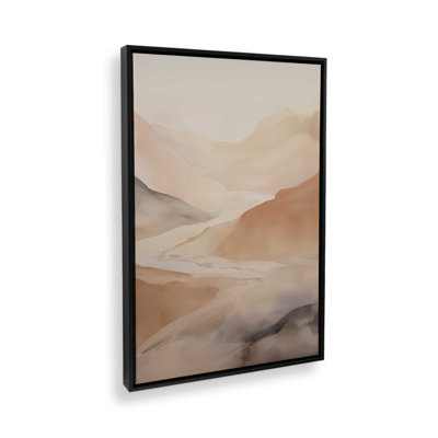 «Grey Skies and Copper Peaks», reproduction sur toile