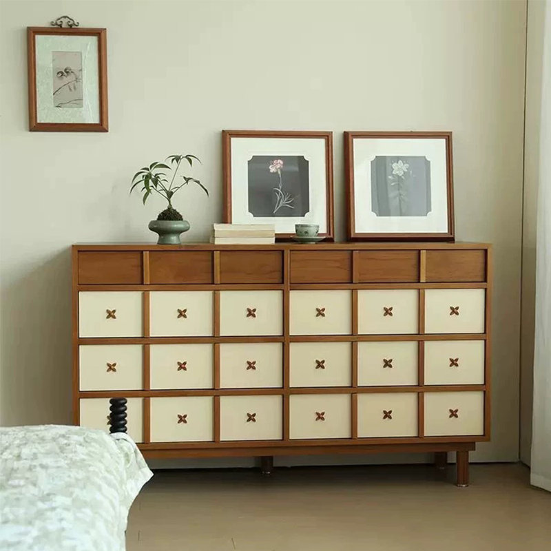 Armoire de rangement minimaliste de style français