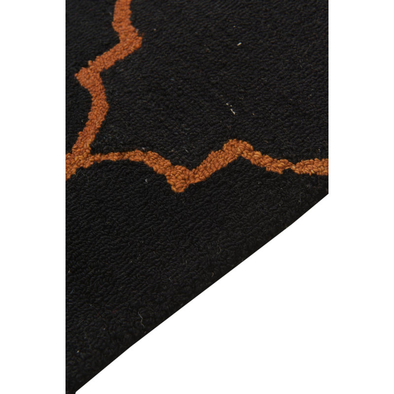 Tapis noir 5 x 8 Pineland