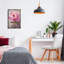 «Blush Pink Peony», toile flottante encadrée par Petals Prints Design-426372439-426372435