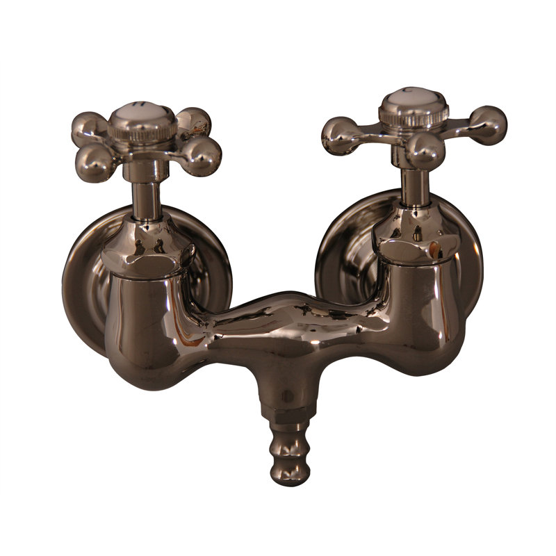 60'' x 30'' Freestanding Soaking Cast Iron Bathtub, Polished Nickel