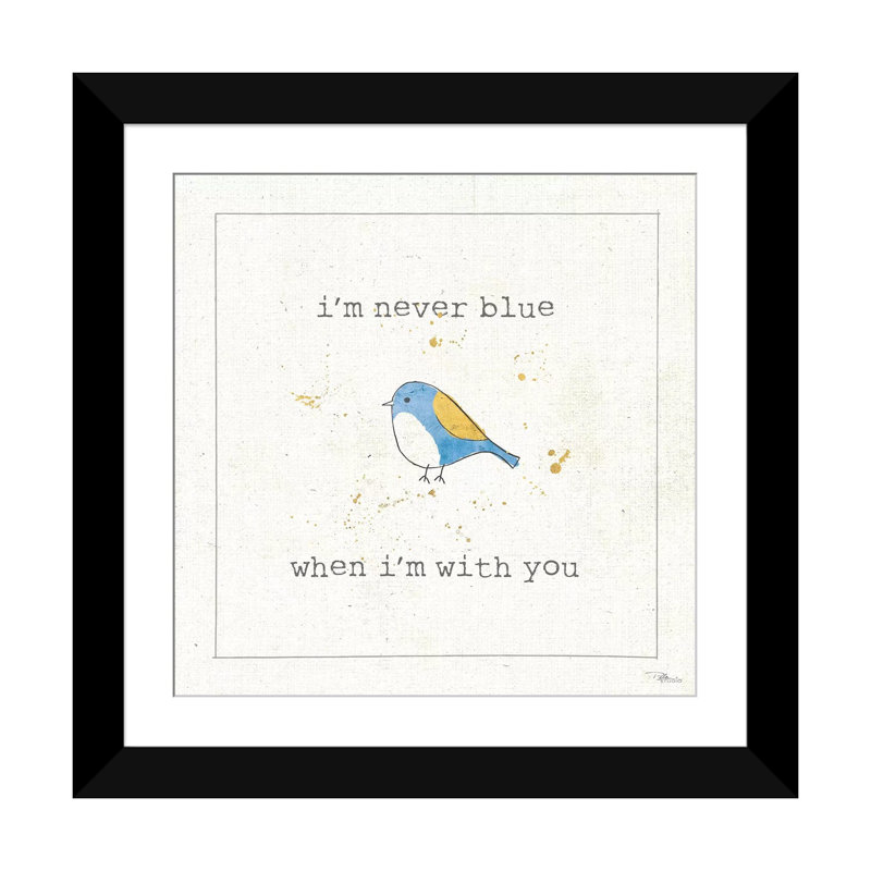 « lil tweets iii » par "pela studio, reproduction d’impression sur toile tendue, H 16 po x l 16 po x P 1 po, Blanc