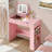 Modern Flip Up Mirror Makeup Vanity, Dressing Desk with Drawer and Open Shelves, Vanity Table With Lighted Mirror And Charging Station for Bedroom, Writing Desk with Hidden Storage-107174280