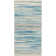 Poyen Abstract Machine Woven Area Rug in Blue