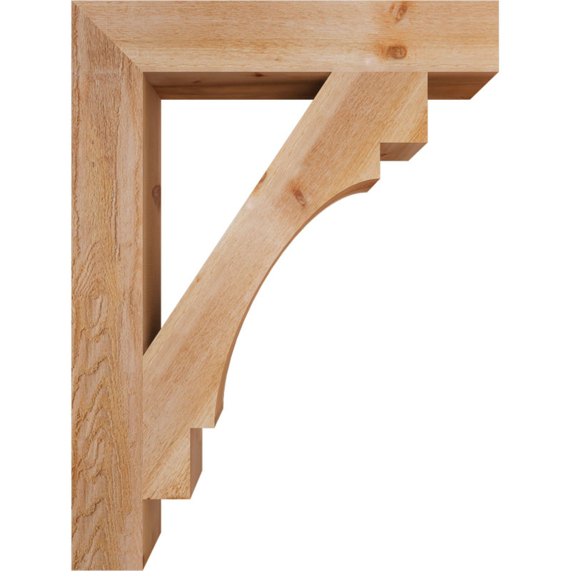 Support Merced Block, H 48 po x l 6 po x P 36 po, Cèdre rouge de l'Ouest (scié brut)
