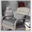 Outsunny Outdoor Wicker Adirondack Rocking Chair With High Back, Cushion, And Pillow For Patio, Porch, And Balcony Comfort