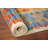 Colorful Wool Kilim Reversible Area Rug 4x6