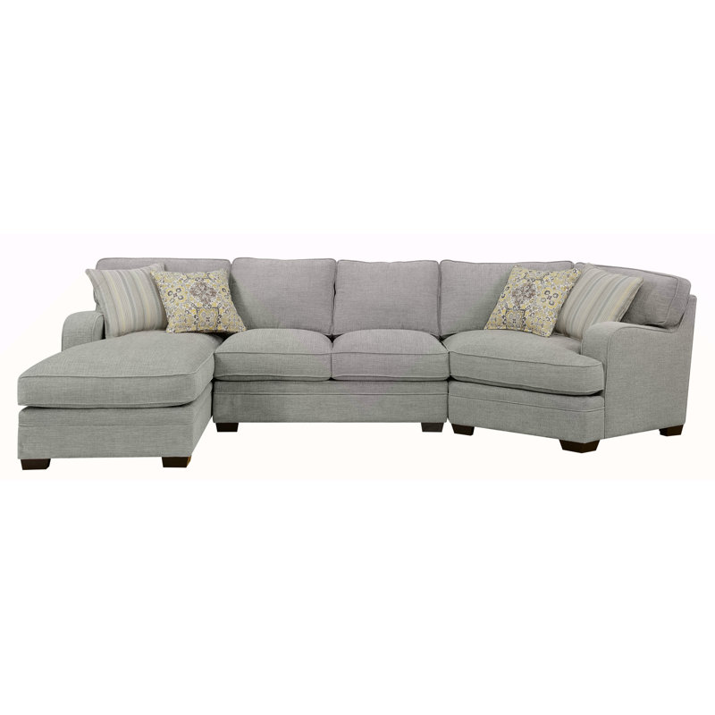 Gray Left Side Facing Chaise Sectional