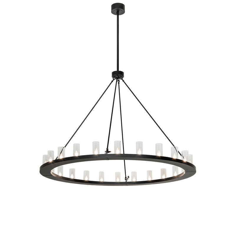 Lustre 72 lumières de 72 po de largeur Loxley