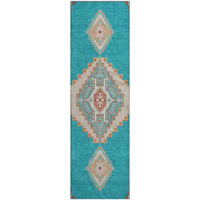 Premium Machine Washable Guada AMF1014 Oriental Rug