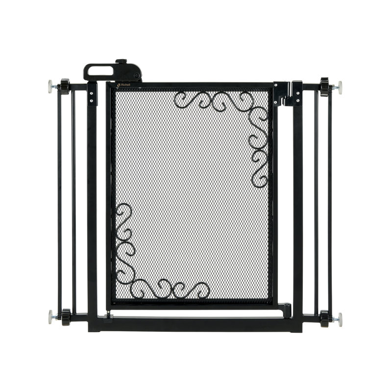 Barrière pour animaux à pression One-Touch, Noir