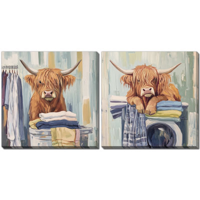 More Laundry Canvas Wall Art Set