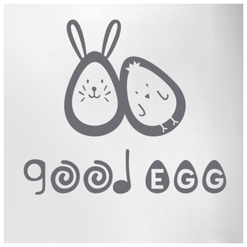 Animals Wall Decal, Grey
