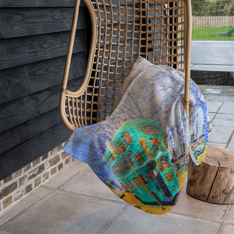 Pifer Quilted Throw Blanket, Green