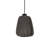 Chenai 34-inch 3-light Black Pendant Light with Gray Jersey Shades