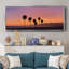 Coucher de soleil de Santa Monica, reproduction d'art sur toile-1761723234-1761723163