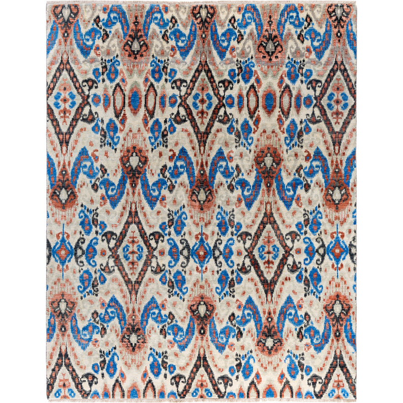 Overdyed One-of-a-Kind 8' 0" X 10' 2" Hand Knotted Area Rug