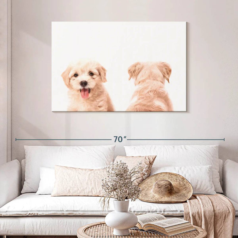 Portrait d'un chiot Brampt, H 30 po x l 45 po