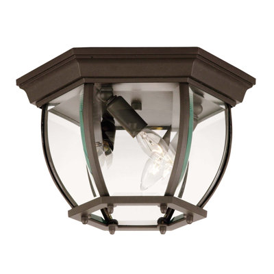 Plafonnier encastré d'extérieur 3 lumières Okanagan