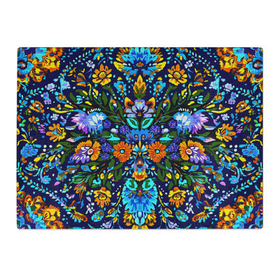 Bohemian Pattern Vol.2  Glass Chopping Board