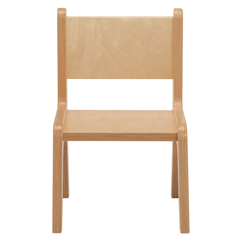 Chaise de classe standard, Naturel, 12 po