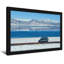 Paysages pittoresques et urbains Mountain Lake Reflection Van Road Snow Sky Blue