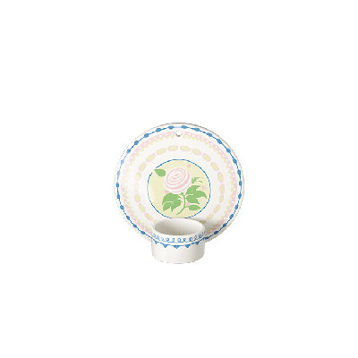 Dora Tealight Holder, Blue Rose, 5.1"