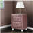 Pink 2-Drawer Nightstand