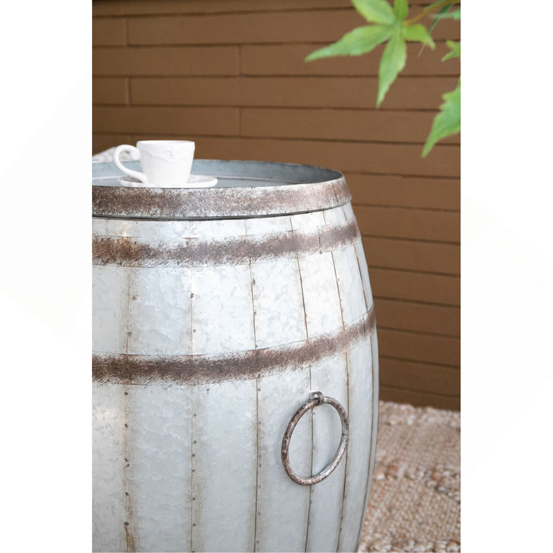 22.5X22.5X26" Drum Side Table