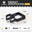 Fencer Wire Pack of 1 Heavy Duty Fence Bracket, Metal Connector for Post and Panel Connection