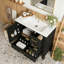 Meuble-lavabo moderne avec lavabo en céramique-601508721