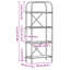 Bookshelf Engineered wood Modern Freestanding Bookshelves Organizer-2004950711-2004950707
